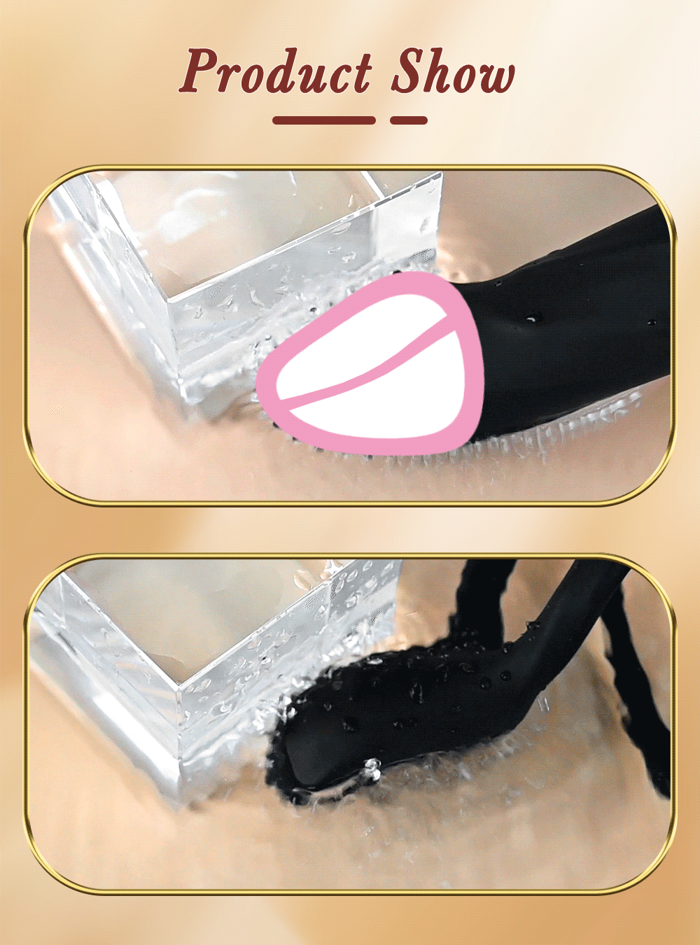 Double Penetration Dildo for Men Vibrating Cock Ring