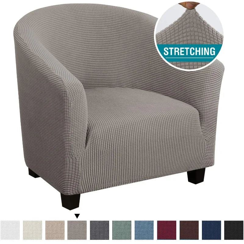 Anti-Slip Polyester Sofa Cover - Stretch Accent Chair Slipcover