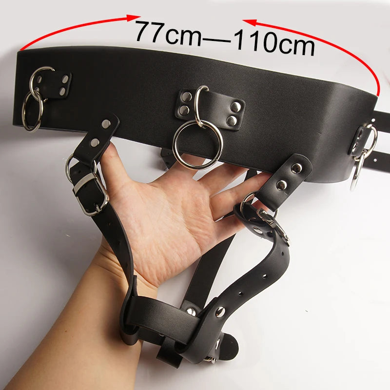 Vibrator Strap Restraint, Sex Toys for Couple, Chastity Bondage, Slave