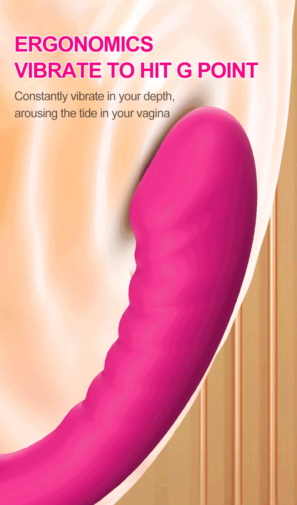 Tongue Licking Vibrator 2 In 1 Adult Women Sex Toys Dildos Vibrators