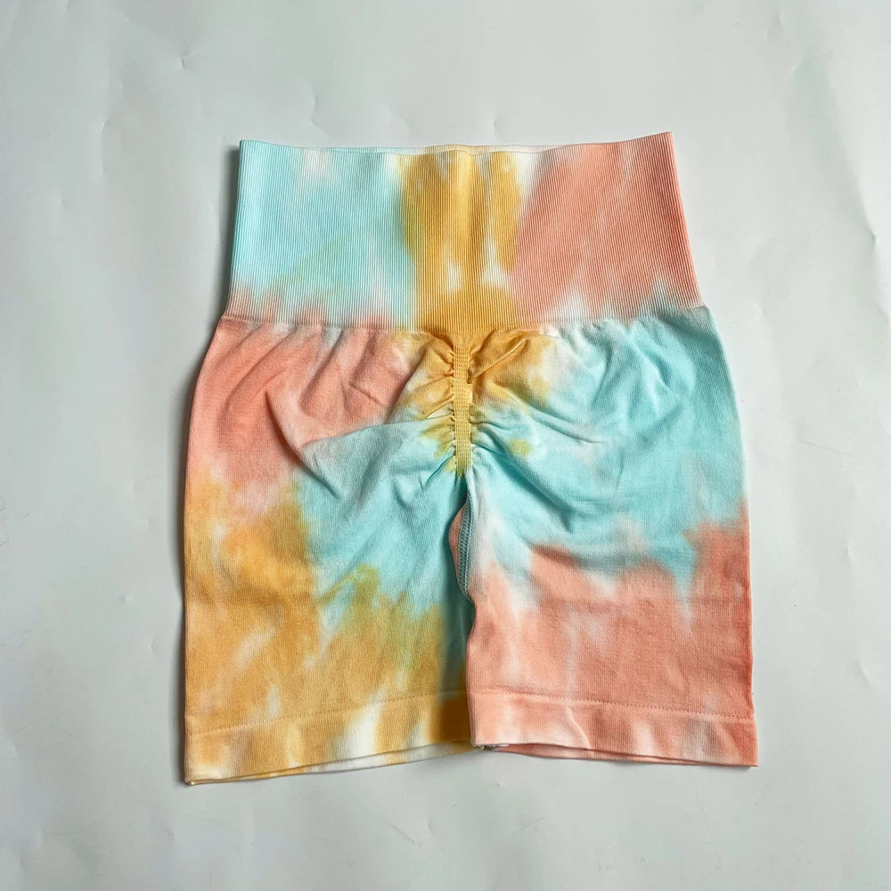 Mrs win Tie Dye Yoga Pants High Waist Leggings