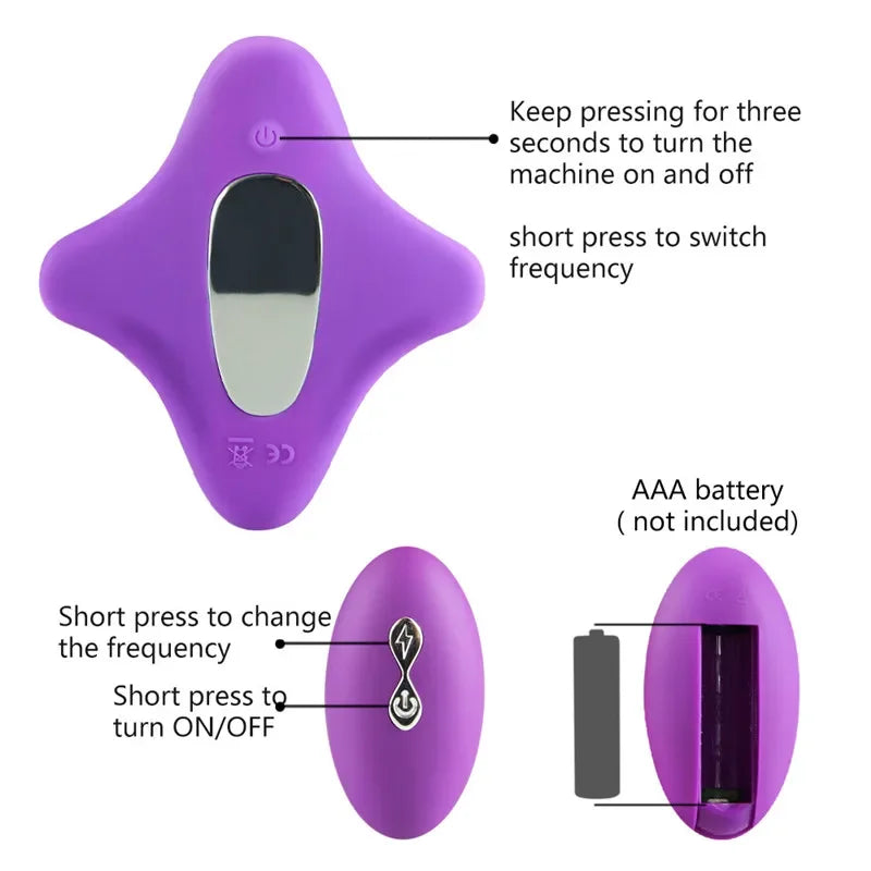 Mode Wireless Remote Control G Spot Panty Vibrator Wearable Dildo