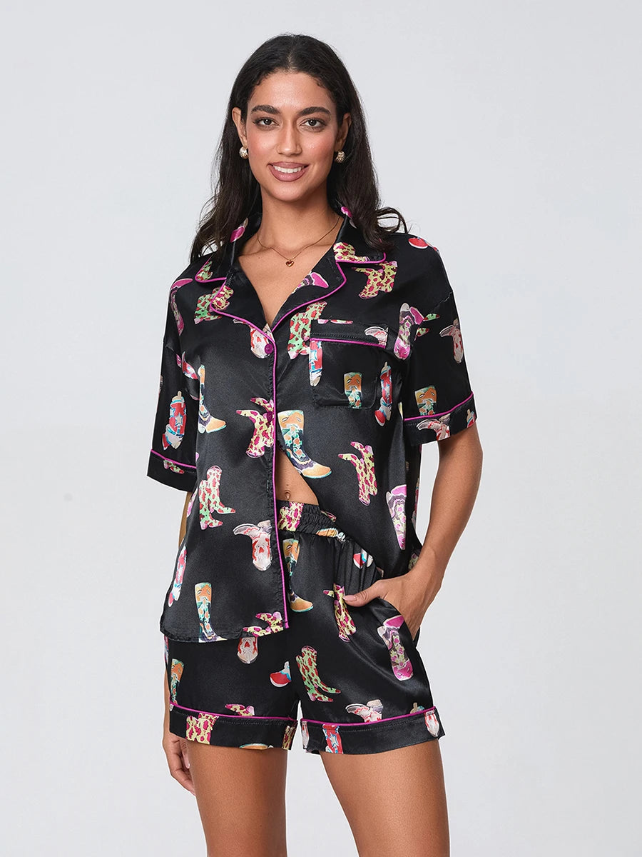 hirigin Summer Pajama Set - Cute Print