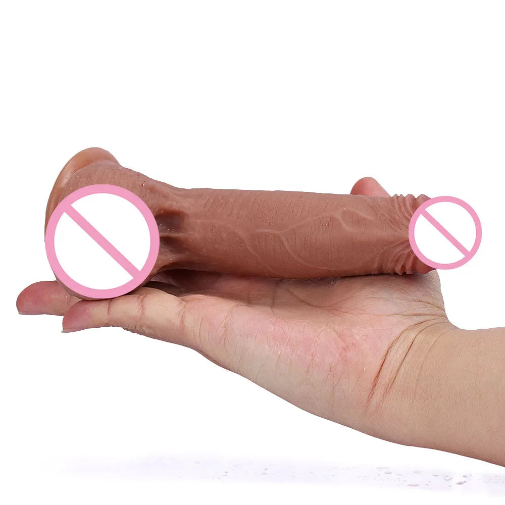 Realistic Cheap Dildo Soft Sexy Silicone Penis