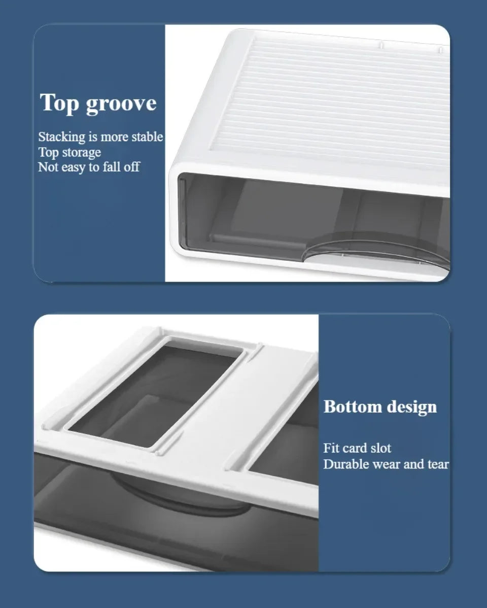 Plastic Box Desktop Organizer Drawer Makeup Storage
