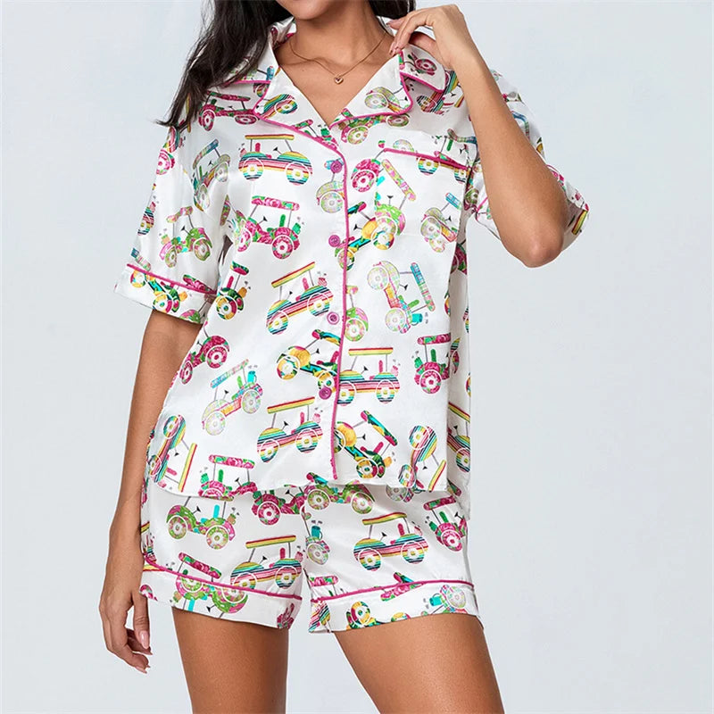 hirigin Summer Pajama Set - Cute Print