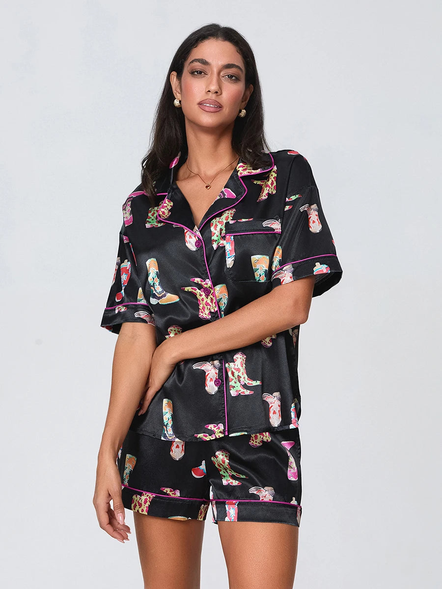hirigin Summer Pajama Set - Cute Print