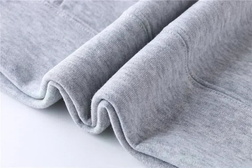 Men's Casual Print Hoodie - Fleece Lined O-Neck Pullover