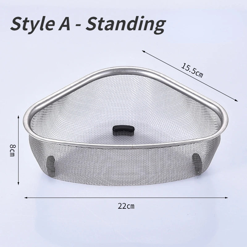 Kitchen Sink Corner Drain Strainer