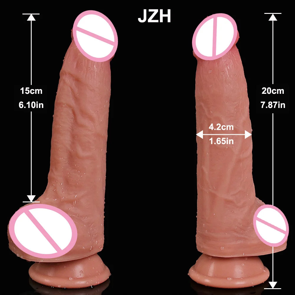 Realistic Cheap Dildo Soft Sexy Silicone Penis