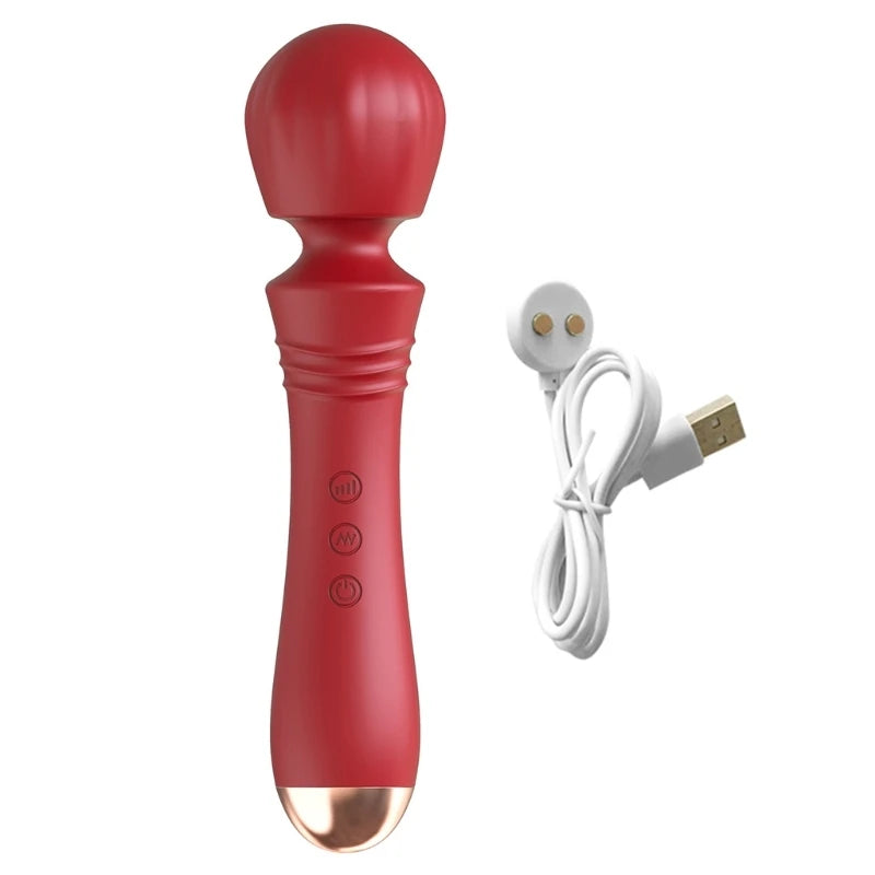 Vibrator Adult Sex Toys Vibrator Wand Massager Dual Waterproof Anal Dildo