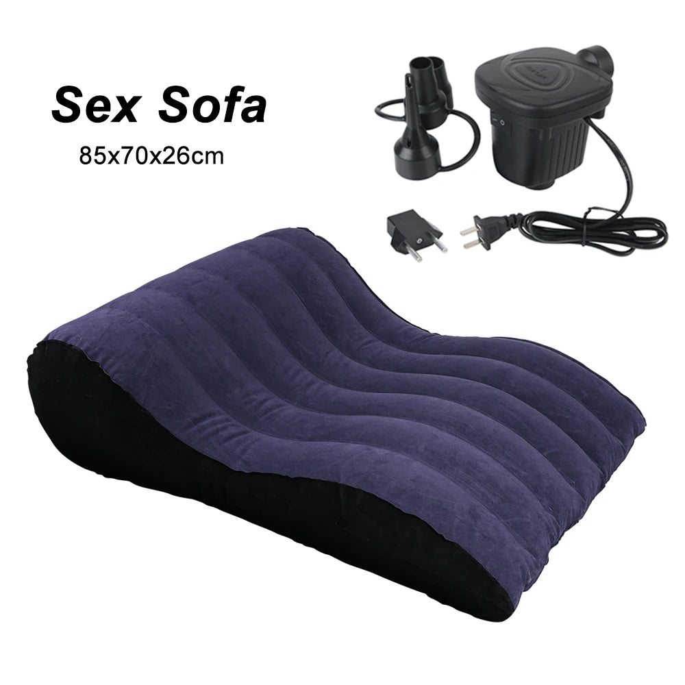 Big Sex Sofa Inflatable Furniture Adults Games Pillows