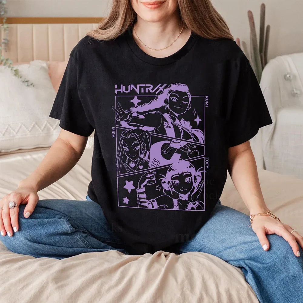 Casual Letter Print T-Shirt - Summer Polyester Tee