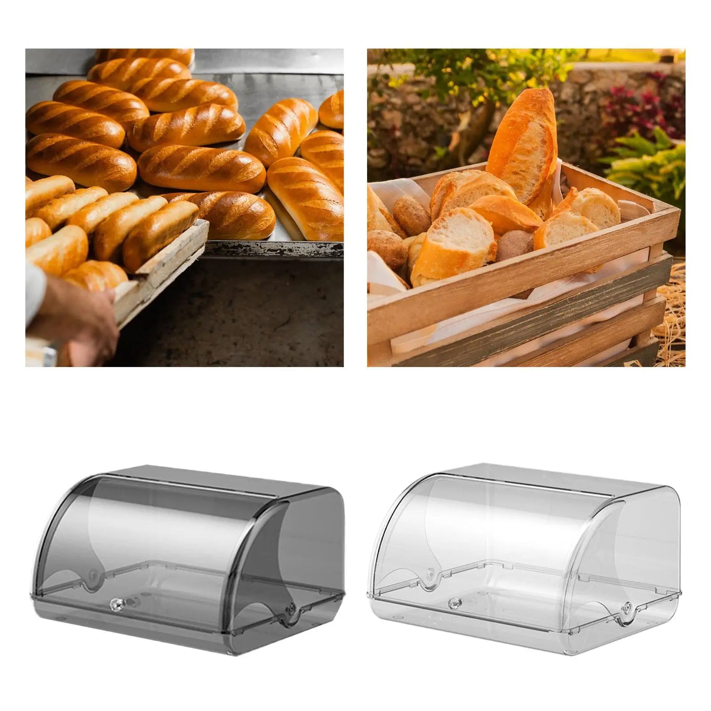 Bread Bin Holder Entrance Farmhouse Large Capacity