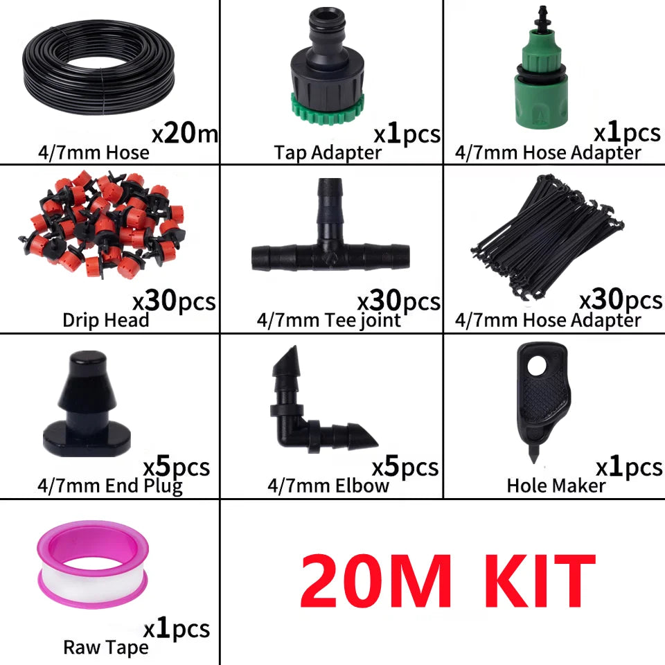 Dreamburgh Adjustable Drip Irrigation Kit