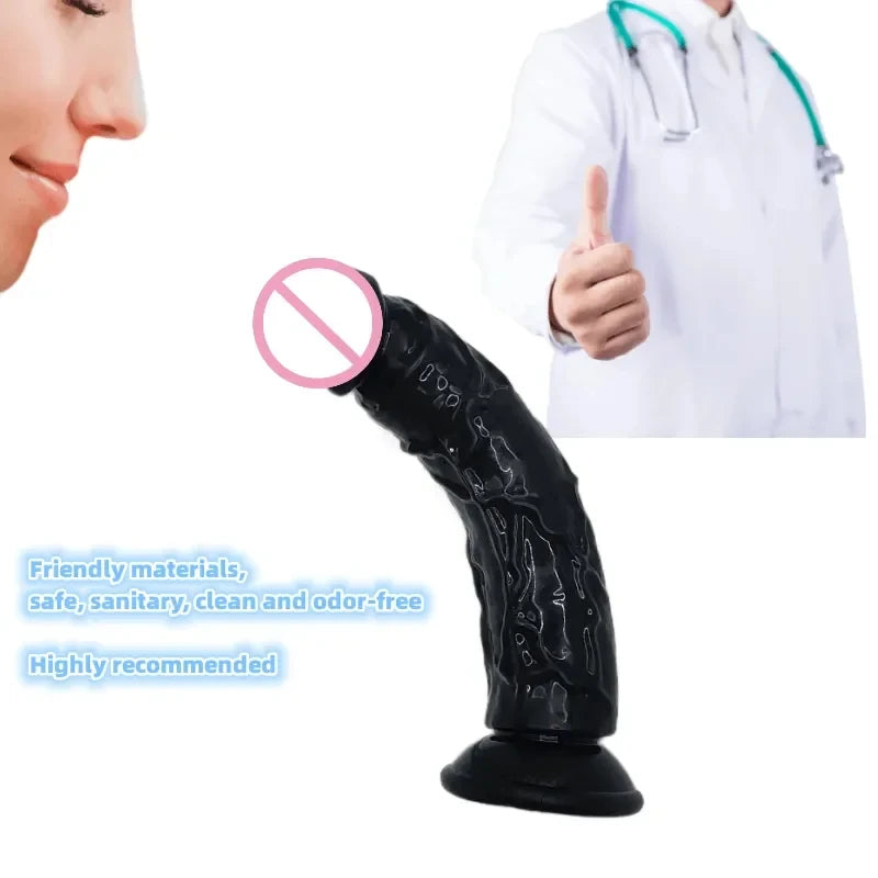 Realistic G-Spot Jelly Dildo Silicone Penis with Suction Cup