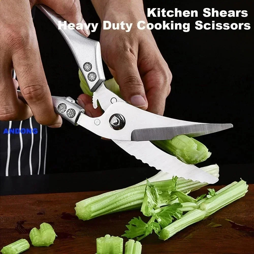 Laser Damascus Kitchen Knife