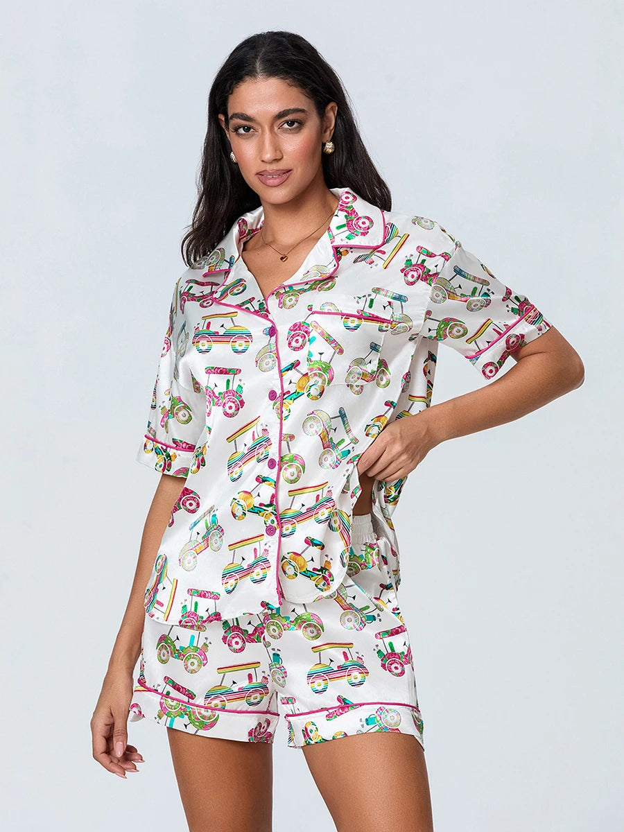 hirigin Summer Pajama Set - Cute Print