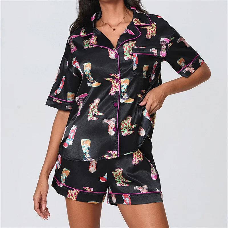 hirigin Summer Pajama Set - Cute Print