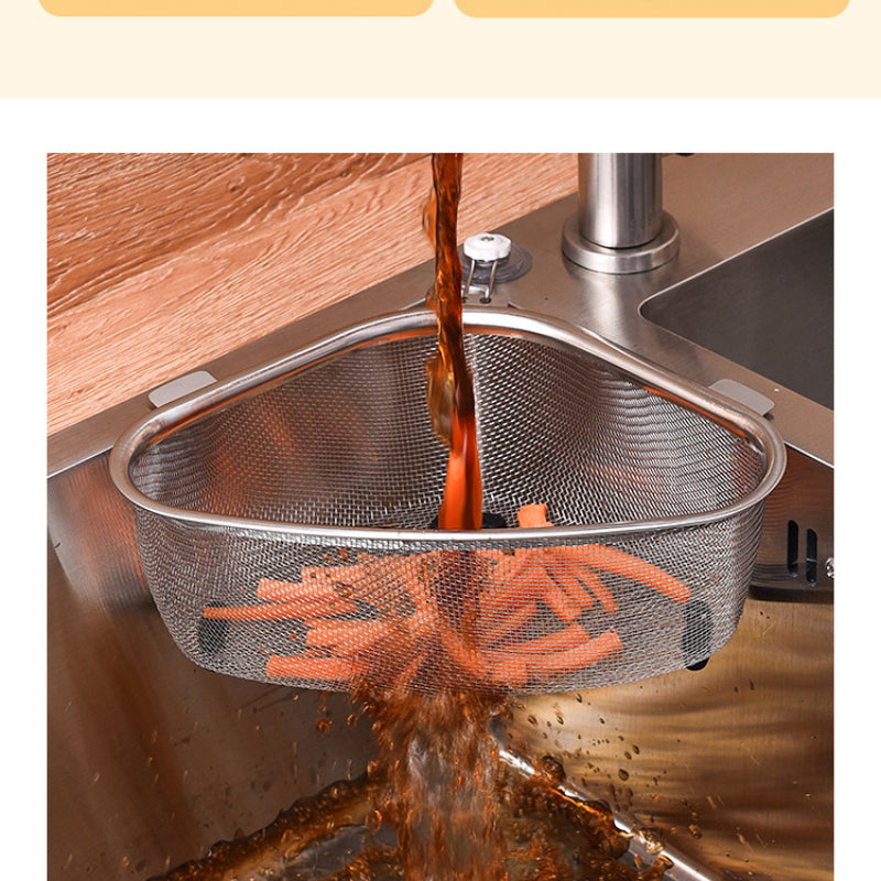 Kitchen Sink Corner Drain Strainer