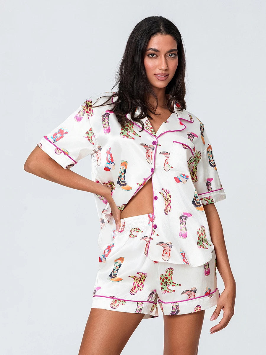 hirigin Summer Pajama Set - Cute Print