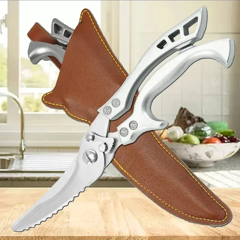 Laser Damascus Kitchen Knife