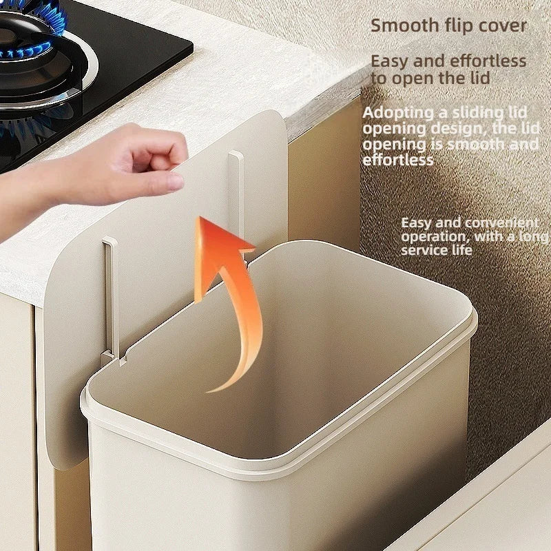 3 Layers Durability Plastic Waste Container with Modern Look