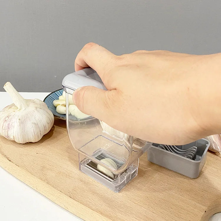 Manual Pressing Garlic Grinding Grater Cutter