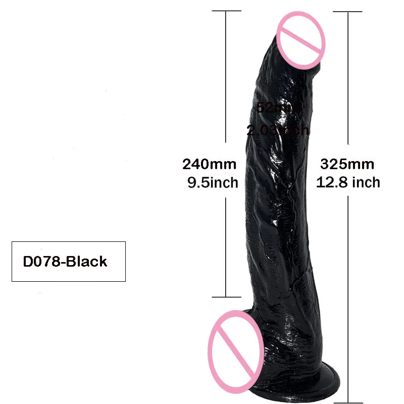Realistic G-Spot Dildo with Suction Cup Long Penis
