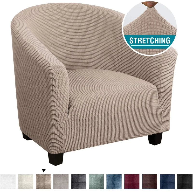 Anti-Slip Polyester Sofa Cover - Stretch Accent Chair Slipcover