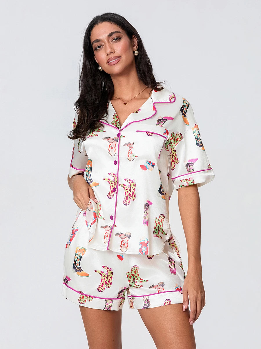 hirigin Summer Pajama Set - Cute Print