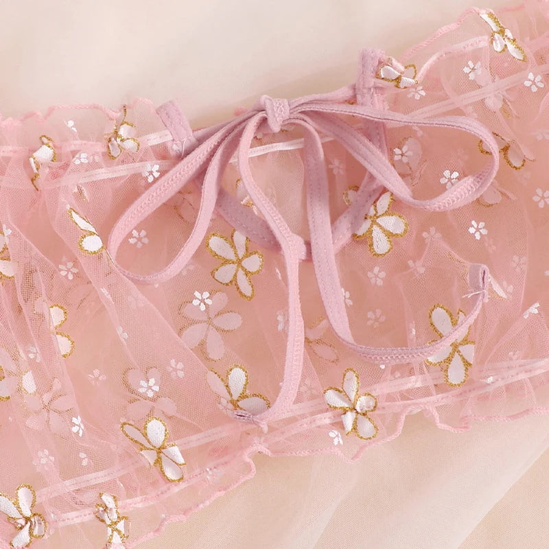 Ultra Transparent Sensual Bra And Underwear Setsv
