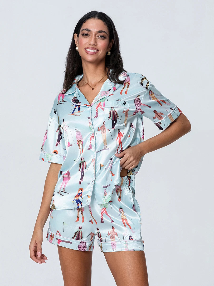 hirigin Summer Pajama Set - Cute Print