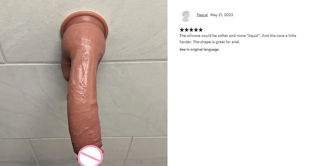 Realistic Silicone Strap-On with Suction Cup