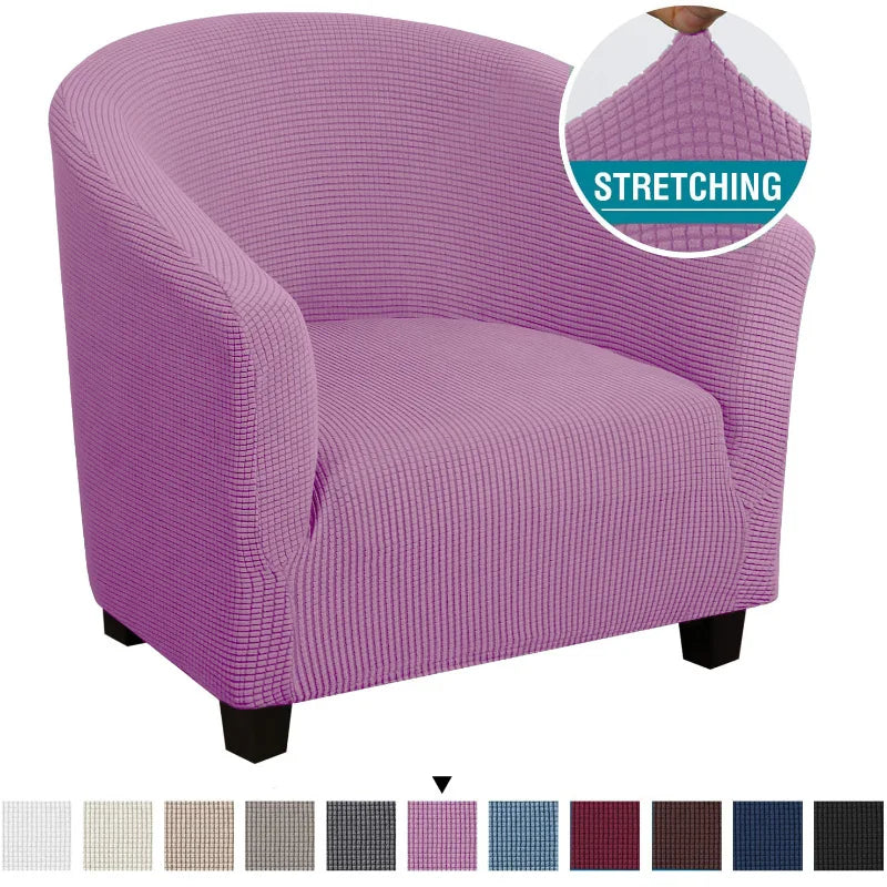 Anti-Slip Polyester Sofa Cover - Stretch Accent Chair Slipcover