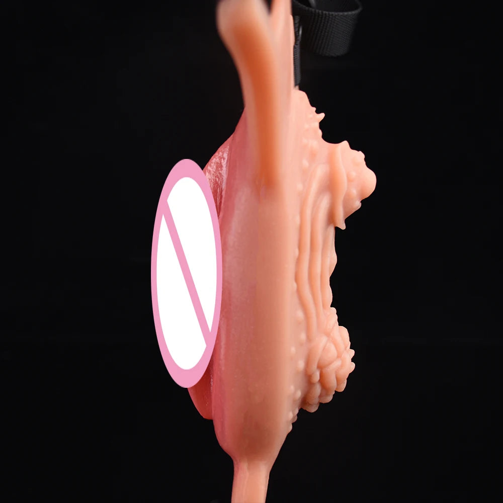 Realistic Vagina Dildos Underwear Pad Anal Clit Massage