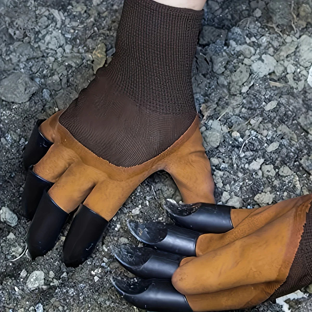 Rubber Claw Gardening Gloves