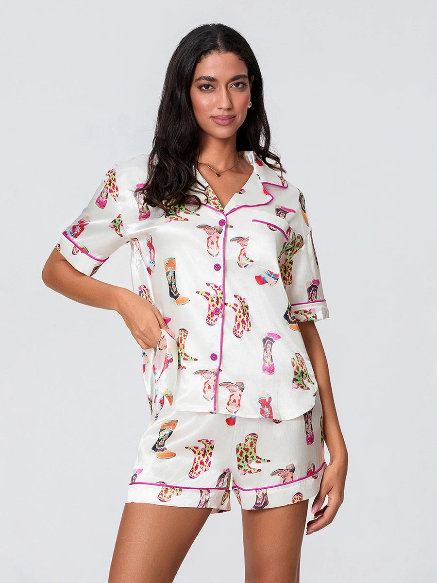 hirigin Summer Pajama Set - Cute Print