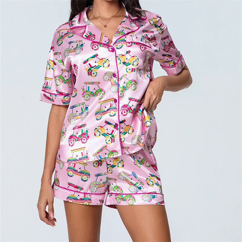 hirigin Summer Pajama Set - Cute Print
