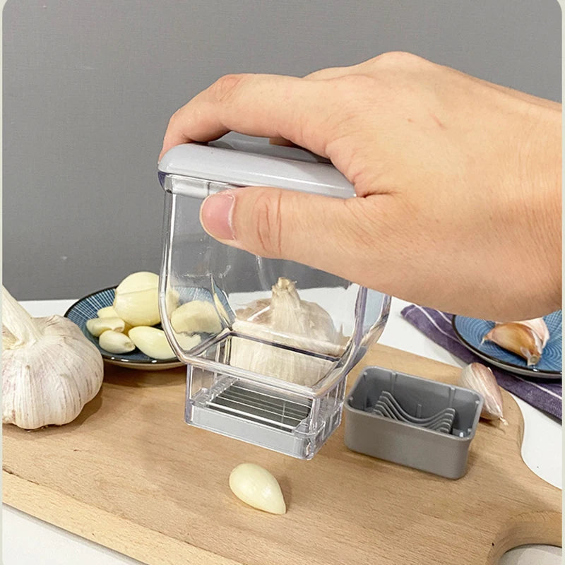 Manual Pressing Garlic Grinding Grater Cutter