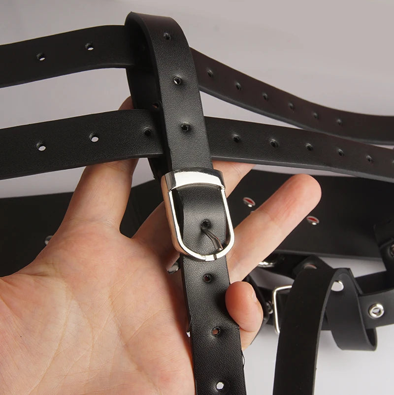 Vibrator Strap Restraint, Sex Toys for Couple, Chastity Bondage, Slave