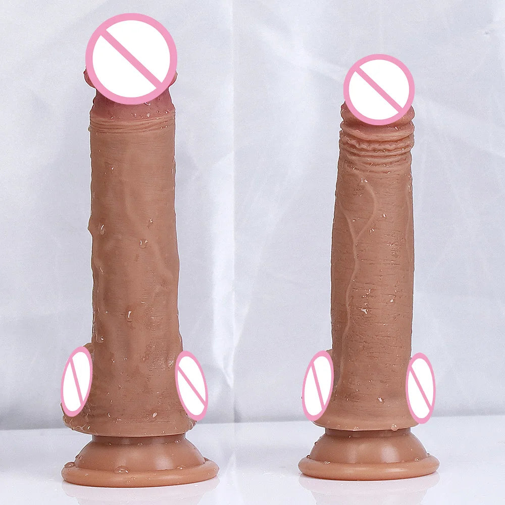 Realistic Cheap Dildo Soft Sexy Silicone Penis