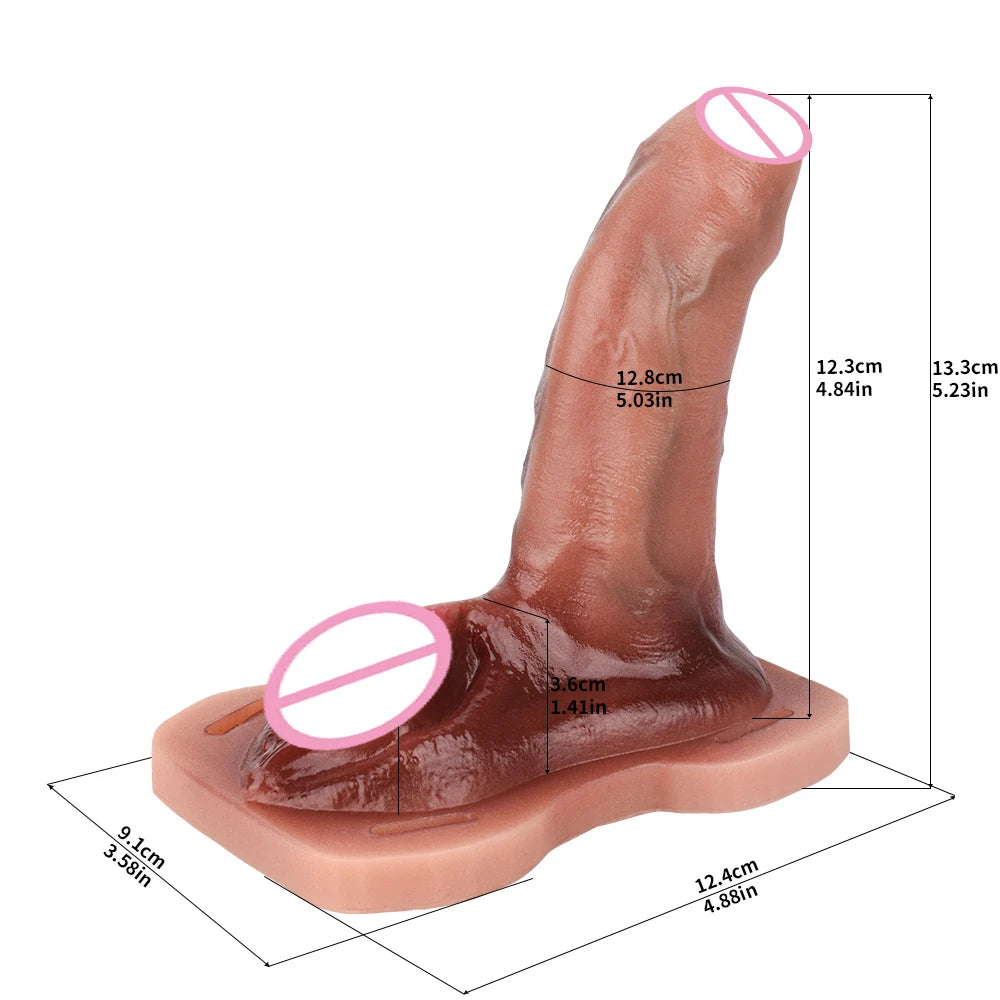 Realistic Vagina Dildos Underwear Pad Anal Clit Massage