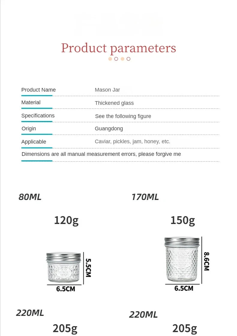 Glass Mason Jars
