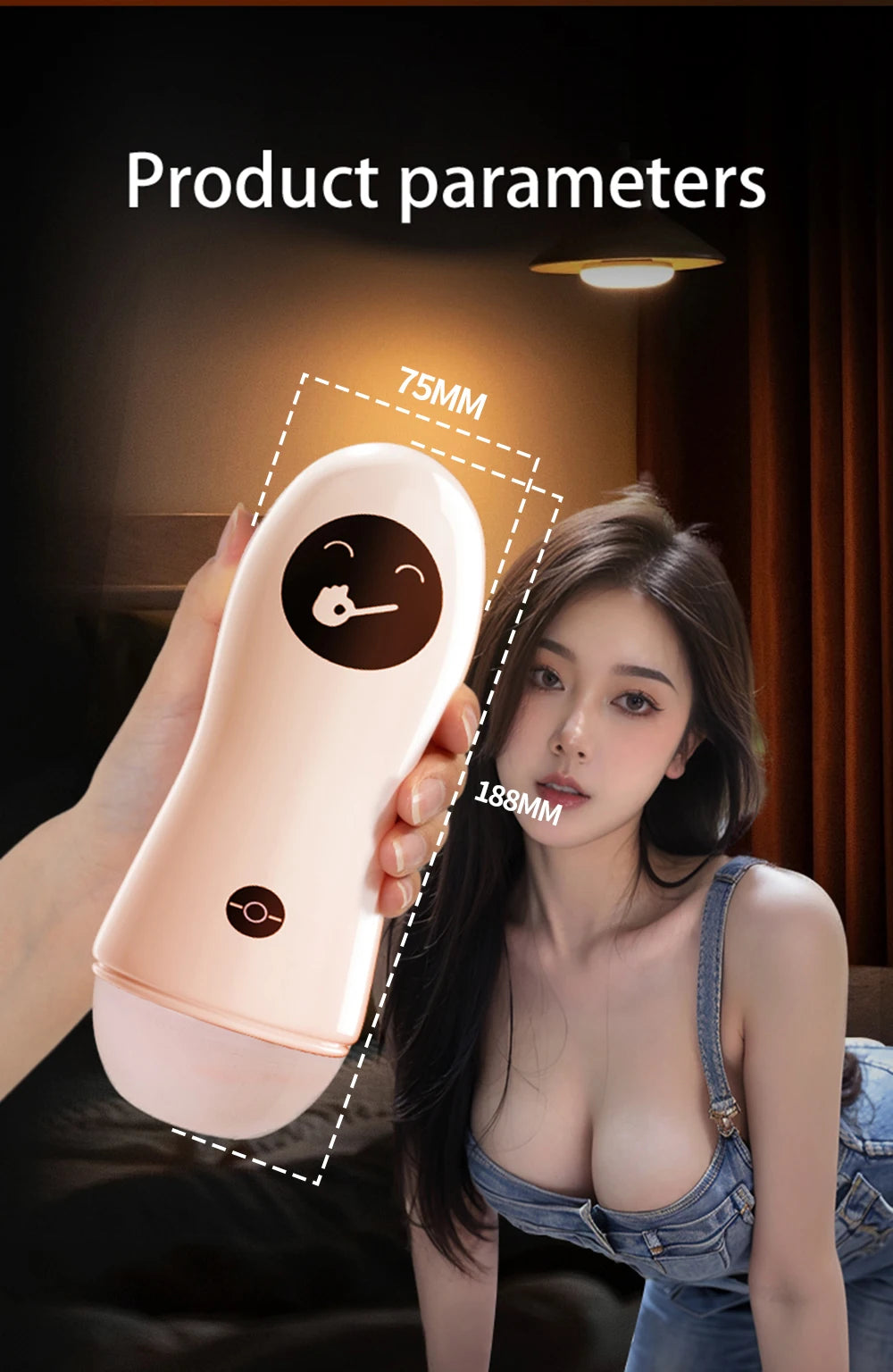 Male Masturbator With Suction Cup Adult Sex Toys