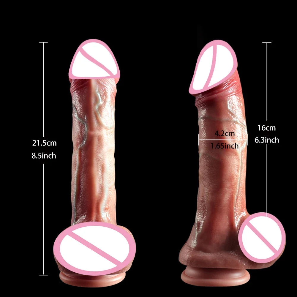 Large Realistic Dildo with Suction Cup