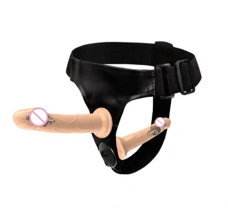 Harness Strap-On 2 Vibration Realistic Dildos Anal G-spot Stimulation