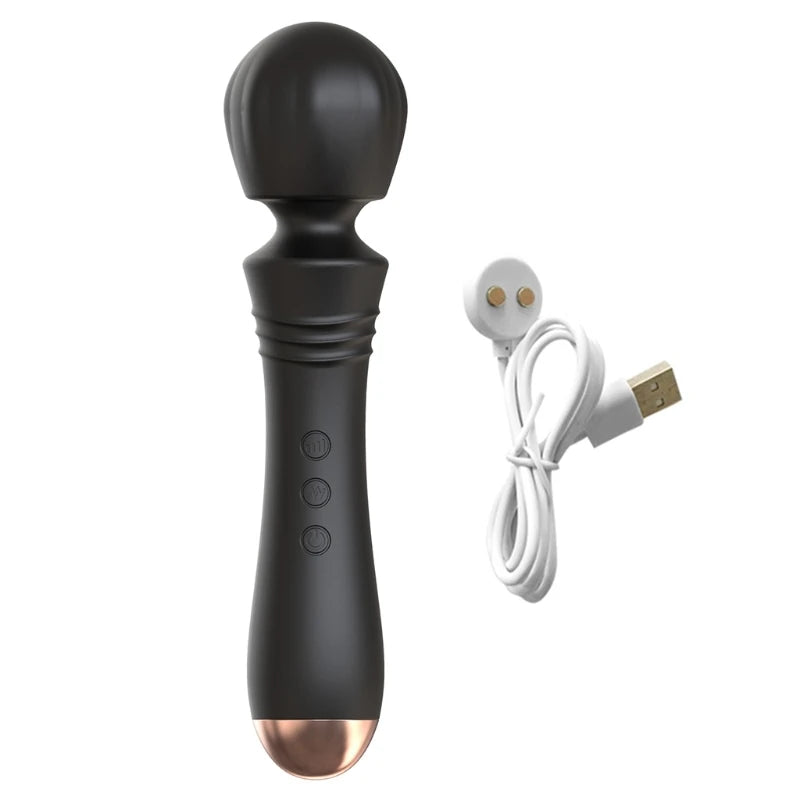 Vibrator Adult Sex Toys Vibrator Wand Massager Dual Waterproof Anal Dildo