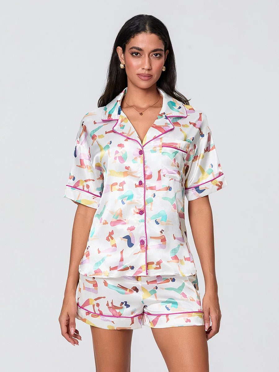 hirigin Summer Pajama Set - Cute Print