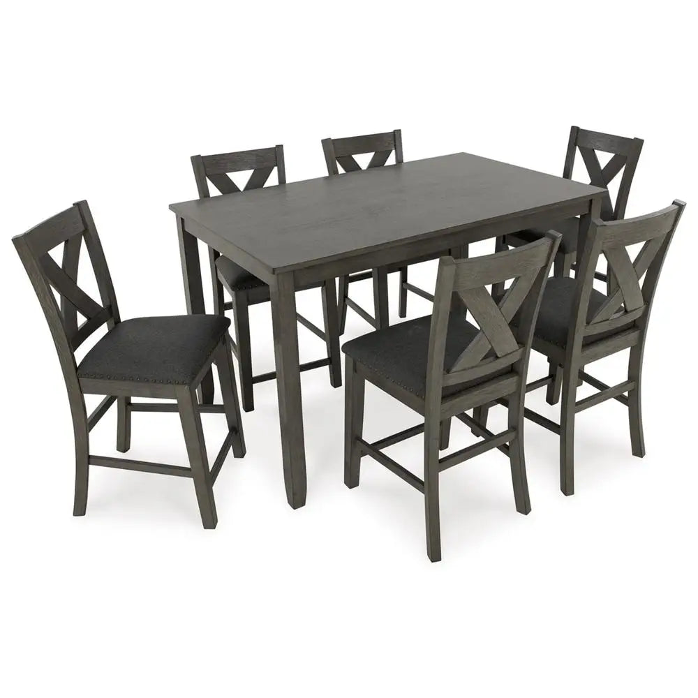 DUTRIEUX 7-Piece Counter Height Dining Set